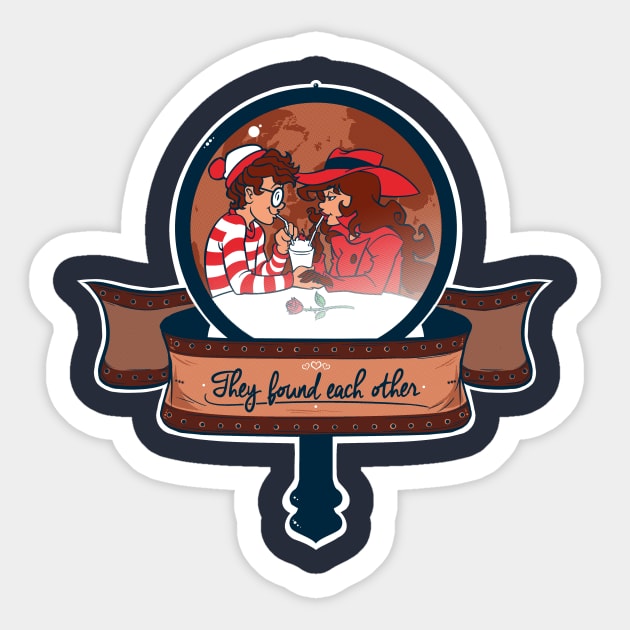 They Found each other Sticker by CoinboxTees